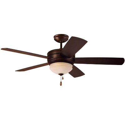 Kathy Ireland HOME Summerhaven 52" Ceiling Fan with  LED Light Outdoor Rated Venetian Bronze