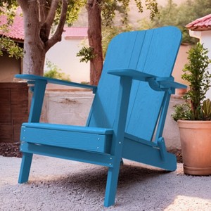 Moda Furnishings Wood Outdoor Adirondack Chair - 1 of 4