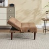 Ridstar Foldable Sofa Bed with Charging Port For Living Room & Bedroom-Brown - 3 of 4