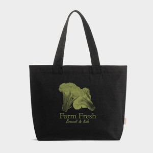 Simply Sage Market - Zippered Canvas Tote - Farm Fresh Broccoli