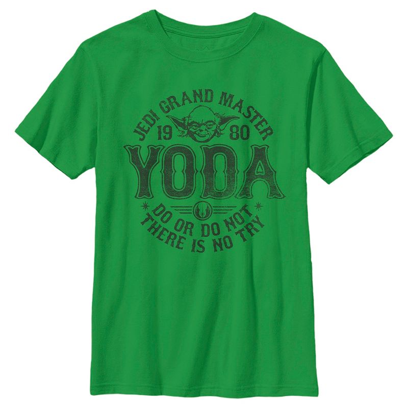 Boy's Star Wars: The Empire Strikes Back Yoda Master 1980 T-Shirt, 1 of 5