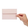 Paper Junkie 50-Pack A1 Invitation Envelopes for RSVP, Party Invitations & Wedding, Metallic Pink, 3 5/8×5 1/8 - 4 of 4