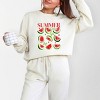 Simply Sage Market Watermelon Chart Summer Vibes Lightweight Garment Dyed Sweatshirt - 2 of 4