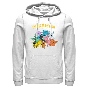 Men's Pokemon Eeveelutions Pull Over Hoodie - 1 of 4