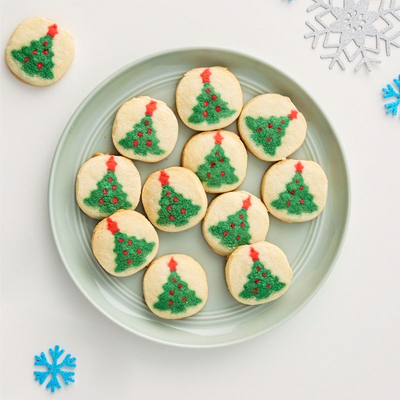 Pillsbury Ready-to-Bake Christmas Tree Shape Sugar Cookie Dough - 9.1oz/20ct, 3 of 12