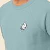 Dalix Ghost Embroidered Crewneck Long Sleeve Sweatshirt Fleece Men - 4 of 4