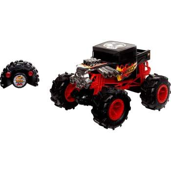  Hot Wheels Monster Truck Pit & Launch Playsets with a 1 Monster  Truck & 1 1:64 Scale Car, Great Gift for Kids Ages 4 Years & Older : Toys &  Games