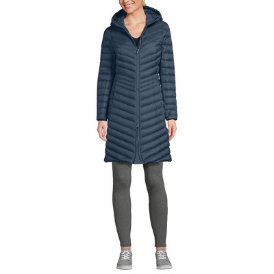 Lands' End Women's Outerwear Wanderweight Ultralight Packable Down Coat