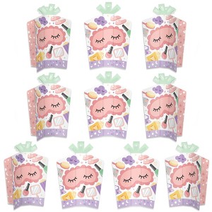 Big Dot of Happiness Pajama Slumber Party - Table Decorations - Girls Sleepover Birthday Party Fold and Flare Centerpieces - 10 Count - 1 of 4
