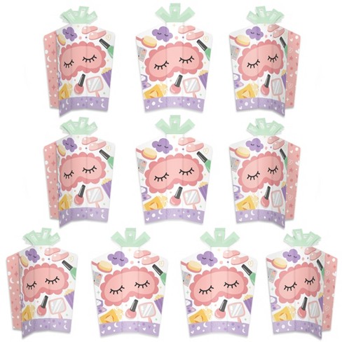 Big Dot of Happiness Pajama Slumber Party - Table Decorations - Girls  Sleepover Birthday Party Fold and Flare Centerpieces - 10 Count