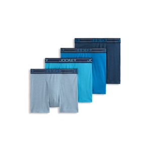 Jockey Men's Lightweight Cotton Blend 5" Boxer Brief - 4 Pack - 1 of 4