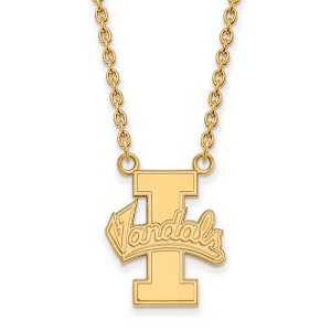 Black Bow Jewelry 10k Yellow Gold Idaho Vandals NCAA Necklace 18 Inch - 1 of 4
