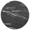 Coaster Home Furnishings Skylark Round End Table with Marble-Like Top Letizia and Light Oak - 2 of 4
