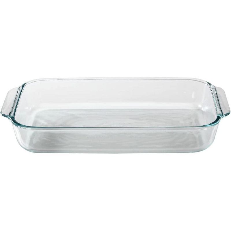 Pyrex Basics 3-qt Oblong with Red Cover KC12026, 2PK-3QT, 4 of 6