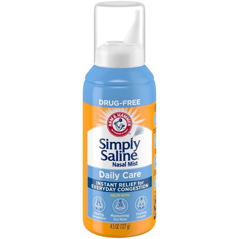Simply Saline Nasal Care Daily Relief Mist Spray - 4.5oz, 1 of 18