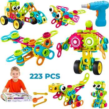 Contixo ST3 -Kids Toys Building Blocks -223 PCs 3D STEM Construction Playboards