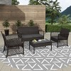 WestinTrends  4-Piece Outdoor Patio Conversation Set - 2 of 4