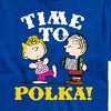 Men's - Peanuts - Sally and Linus Oktoberfest Time To Polka Short Sleeve Graphic T-Shirt - 2 of 4