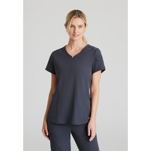 Skechers Vitality By Barco Women's Aura 3-Pocket Notched V-Neck Scrub Top - 1 of 4