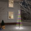 vidaXL Christmas Tree With Spike Warm White Powder-coated steel, copper, PVC - Multicolor - 6 x 2 ft - 2 of 4
