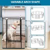FDW Dog Playpen Pet Dog Fence 2-32 Panels  24/32/40"H Metal Dog Pen Outdoor Exercise Pen with Doors for Large/Medium /Small Dogs for RV,Camping,Yard - 4 of 4