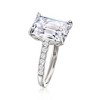 Ross-Simons 6.20 ct. t.w. CZ Ring in Sterling Silver - 3 of 4