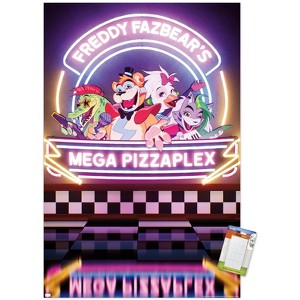 Trends International Five Nights at Freddy's: Security Breach - Mega Pizzaplex Unframed Wall Poster Prints - 1 of 4