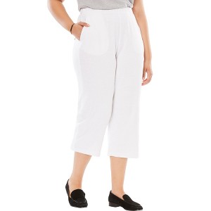 Woman Within 7-Day Knit Capri - 1 of 4