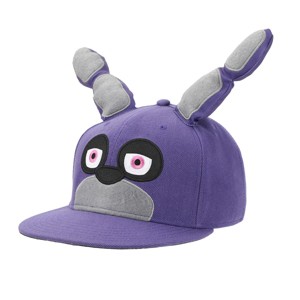 Five Nights At Freddy's Bonnie Face Blue Snapback Hat - 1 of 4