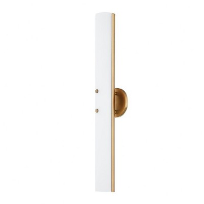 Troy Lighting Titus 1 - Light Wall Light in  Patina Brass Opal Shade