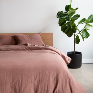 100% French Linen Duvet Cover & Sham Set | BOKSER HOME - 1 of 4