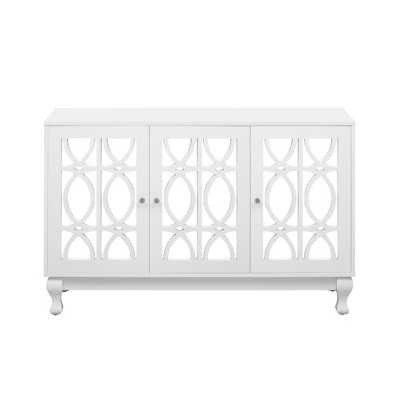 Bella Depot 47.25''W Modern Mirrored Adjustable Shelves