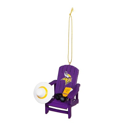 Evergreen Minnesota Vikings Adirondack Chair Ornament