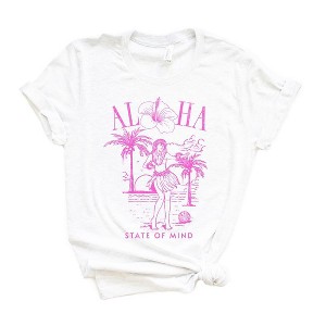 Simply Sage Market Women's Aloha State of Mind Short Sleeve Graphic Tee - 1 of 3
