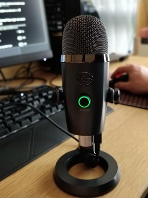 Micrófono Blue Yeti Nano Azul USB