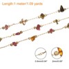 Unique Bargains Brass Smooth Decoration Irregular Gemstone Chains for Jewelry Making Craft - 3 of 4