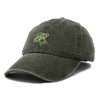 Dalix UFO Embroidered Alien Dad Hat Cotton Baseball Cap Adjustable Mens - 4 of 4