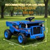 12V Kids Ride On Dump Truck, Electric Car Toy for Toddlers with Electric Dump Bed Shovel Spring Suspension Music LED Lights - 2 of 4