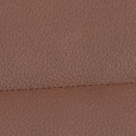 saddle brown faux leather/polished nickel