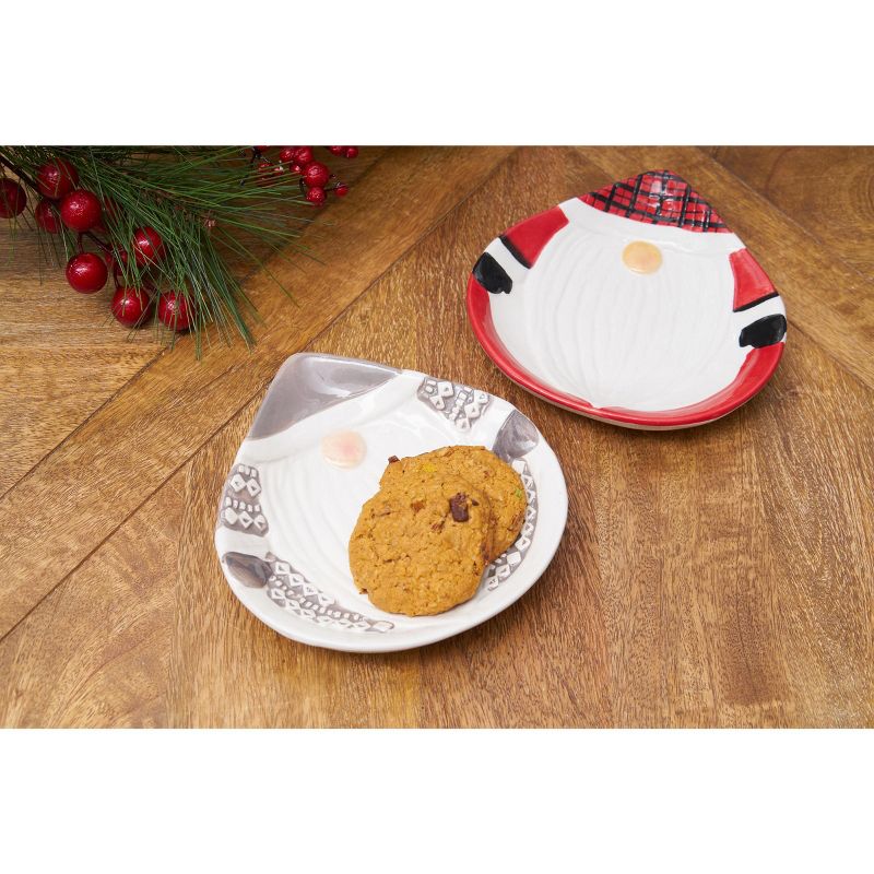 Gallerie II Plaid Gnome Christmas Cookie Plate, 4 of 5