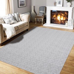 Washable Area Rug Modern Braided Printed Non Slip Non Shedding Rug Indoor Non-Shedding Stain-resistant Floor Cover - 1 of 4