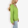 Anna-Kaci Women's V-Neck Long Sleeve Sweater with Ribbed Cuffs - 4 of 4