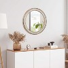 Spassway 24" x 24" Versatile Decorative Mirror Wall Art for Bathroom Living Room Bedroom Entryway Office Home Office Decor Antique Natural Available - 3 of 4