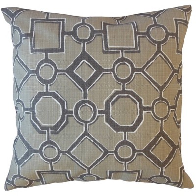 Wenda Geometric Throw Pillow Basket - The Pillow Collection