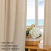 Awesome Home  Cotton Blend Light Filtering Back Tab Curtains (2 Panels) - 4 of 4