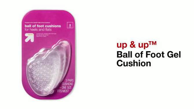 Ball of Foot Gel Cushion - 3pk - up &#38; up&#8482;, 2 of 5, play video