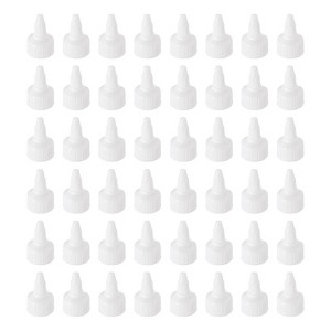 Unique Bargains Liquid Dispensing PP Squeeze Bottle Twist Top Caps 48 Pcs - 1 of 4