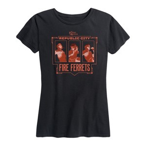Women's - The Legend of Korra - Fire Ferrets Short Sleeve Graphic T-Shirt - 1 of 4