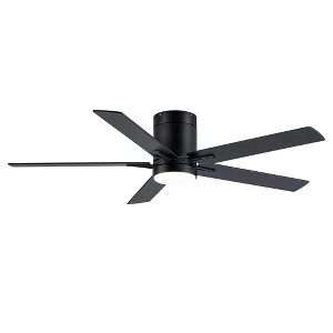 Airsurfer 52" Color-Changing LED Indoor/Covered Outdoor Ceiling Fan, 5 Plywood Blades, DC Motor, Remote Included - 1 of 4