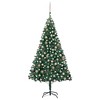 vidaXL Artificial Christmas Tree Green PVC 7.9 ft Adjustable branches - 2 of 4